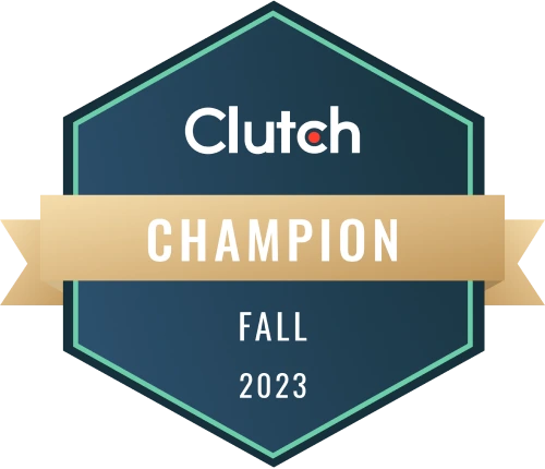 Clutch Champion award badge