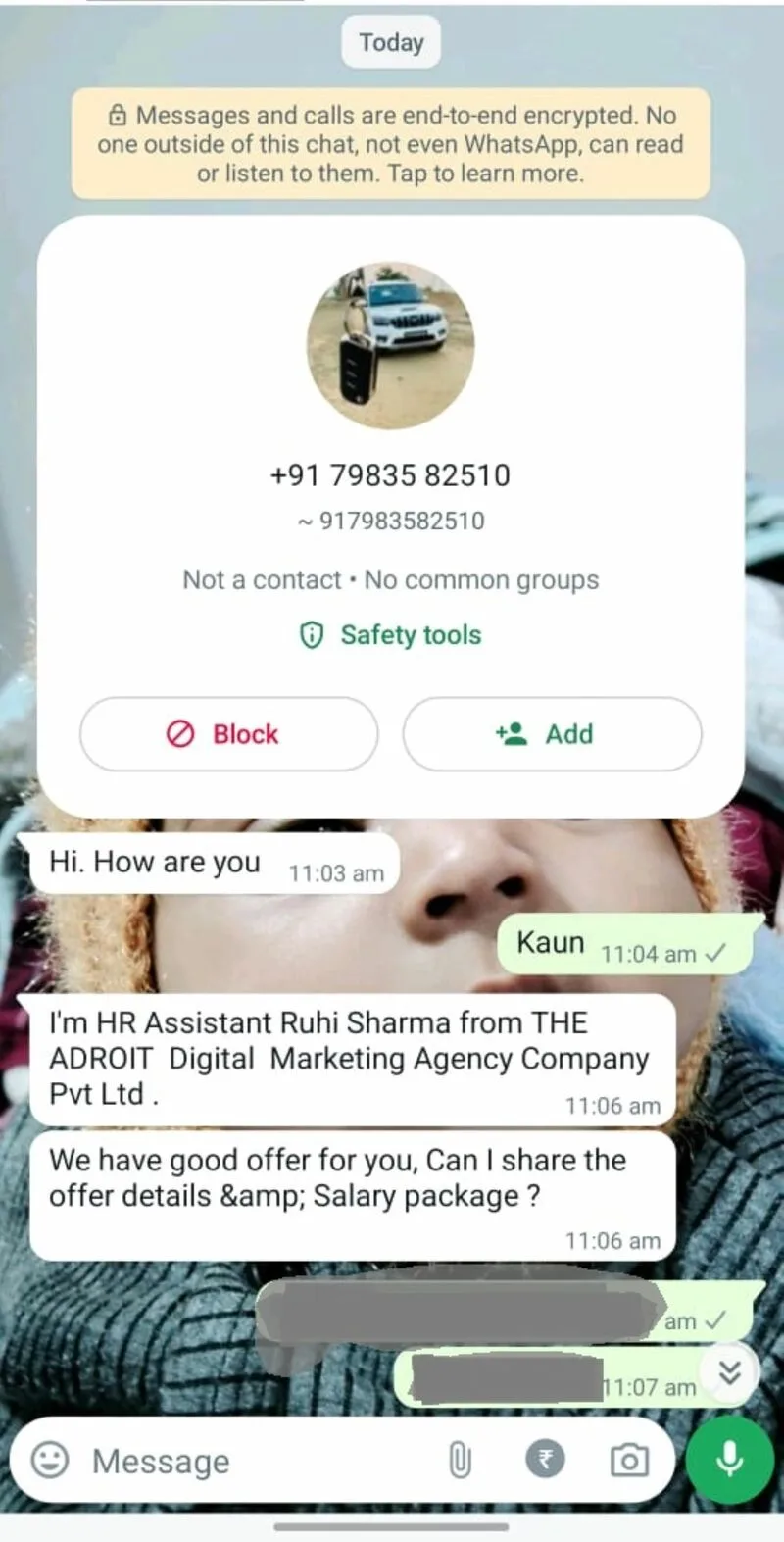Whatsapp chat 1