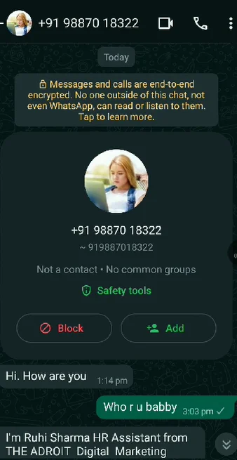 Whatsapp chat 3