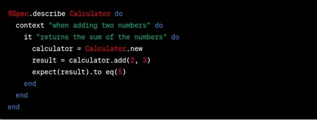 Test-Driven Development (TDD) with Ruby on Rails: Building Robust and Stable Applications - 1. Rspec: