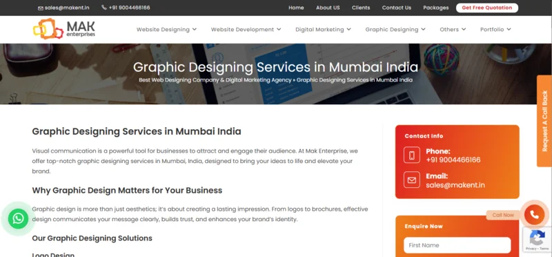 8 Best Graphic Design Companies in Mumbai - 6. Makent — Best for Affordable & Professional Graphic Design