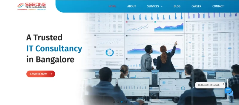 Top 10 IT Consultancy Companies in Bangalore - 3. Sebone Technologies
