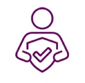 Authority and third-party corroboration service icon