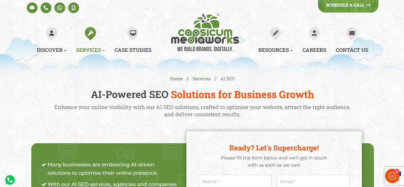 Top 10 Best GEO & AIO Agencies in Mumbai for Higher AI Visibility - 3. Capsicum Mediaworks LLP