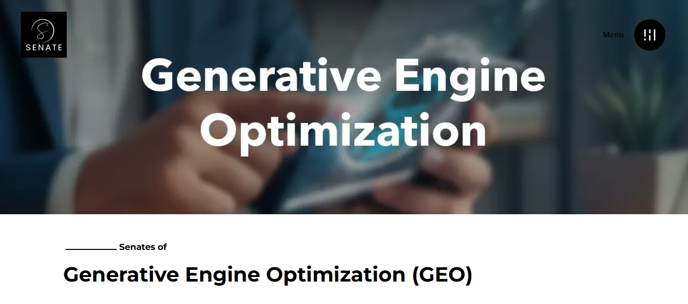 Top 10 Best GEO & AIO Agencies in Mumbai for Higher AI Visibility - 4. Senate Marketing