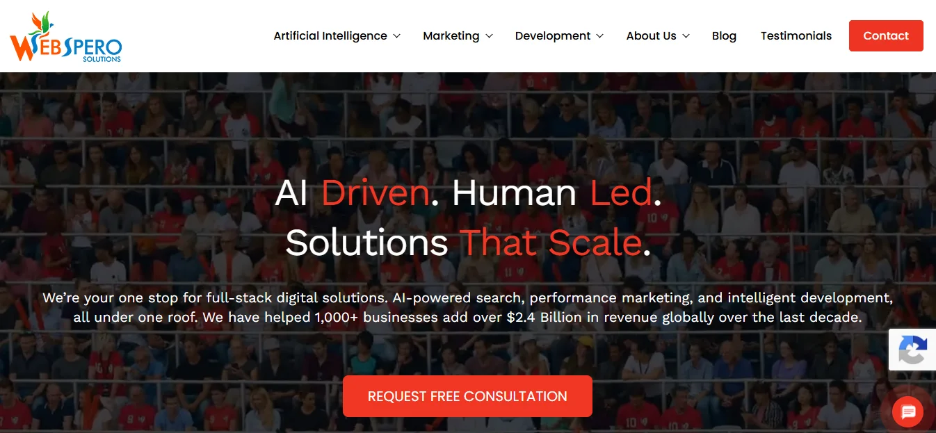 Top 10 Best GEO & AIO Agencies in India for AI Search Optimization in 2026 - 7. WebSpero Solutions