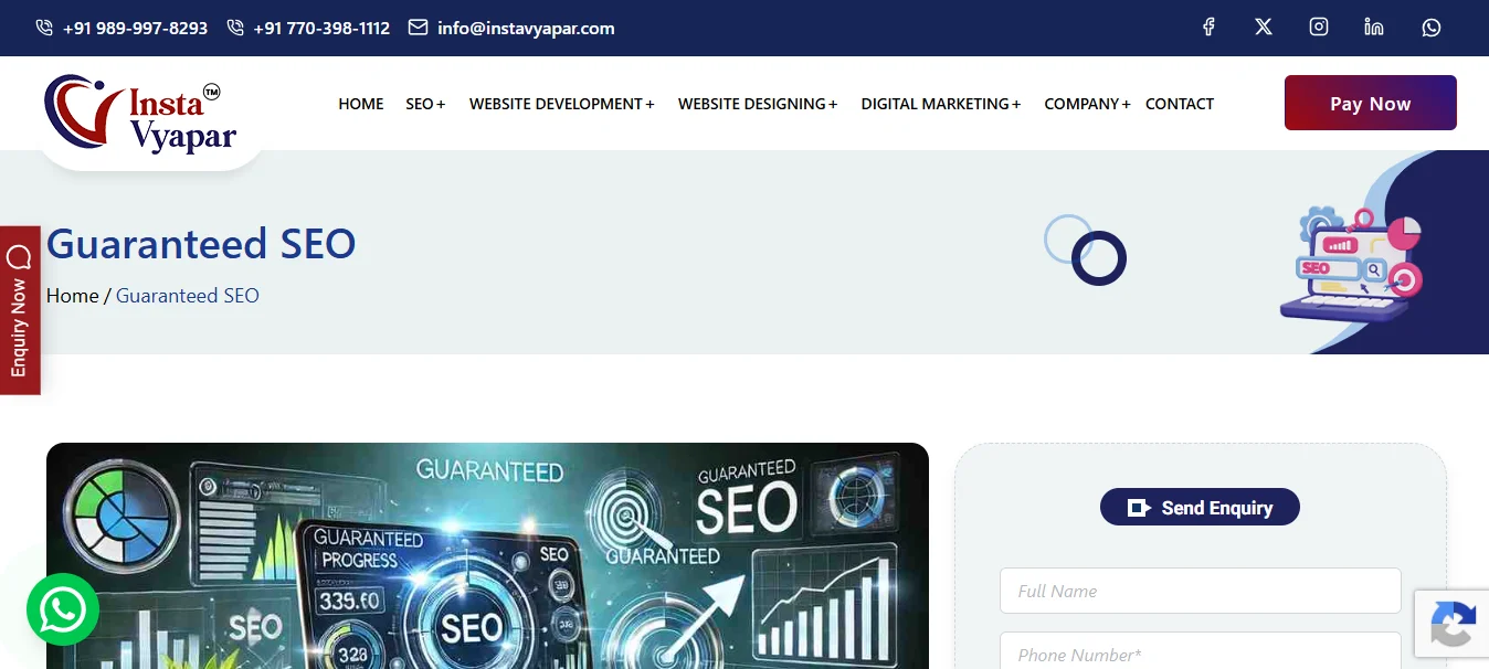 Top 10 Best GEO and AIO Agencies in Bangalore to Boost AI Visibility - 5. Insta Vyapar