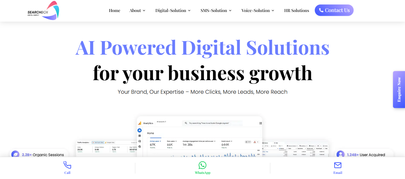 Top 8 Best PPC Companies in Mumbai - 8. Search Box Digital
