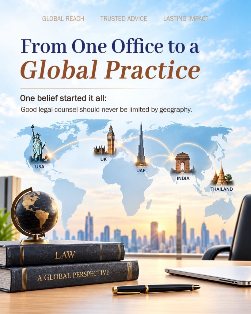 LinkedIn post by Kshetry & Co.: Good Legal Counsel Should Never Be Limited by Geography
