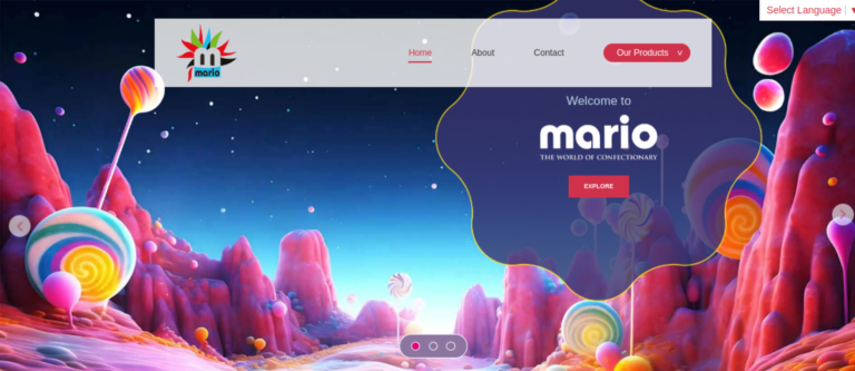 Mario Products – Website