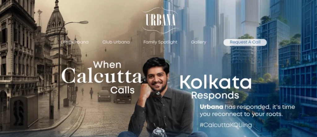 Urbana landing page website screenshot